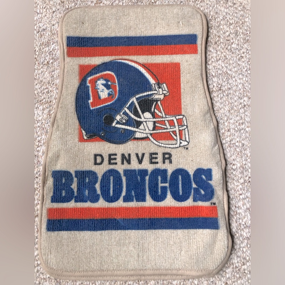 New NFL Denver Broncos auto floor mats
